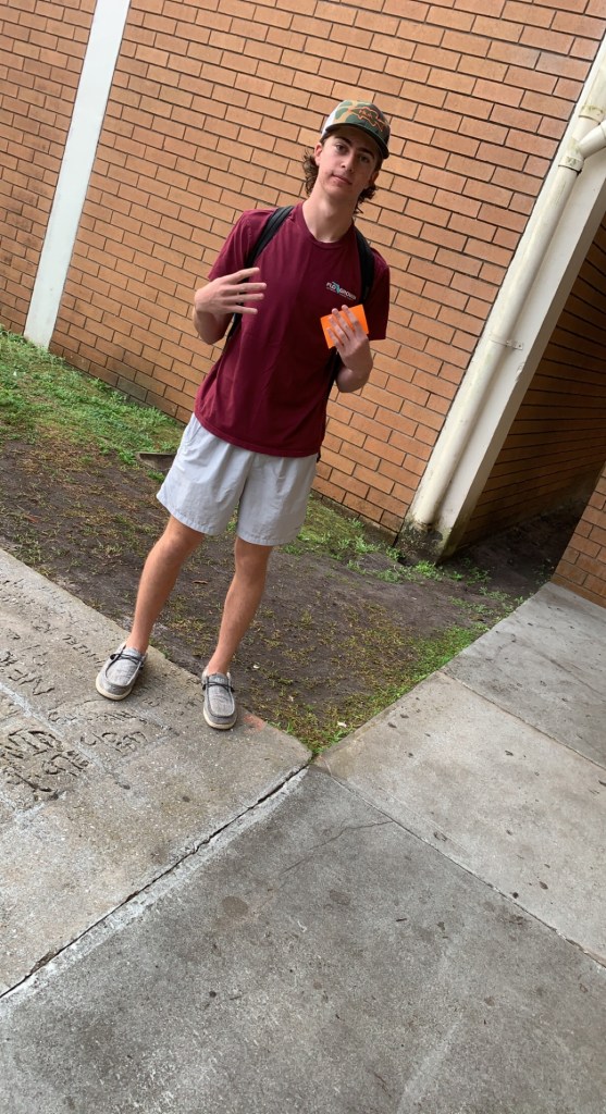 Charlie Van Eman Charlie Van Eman After the game