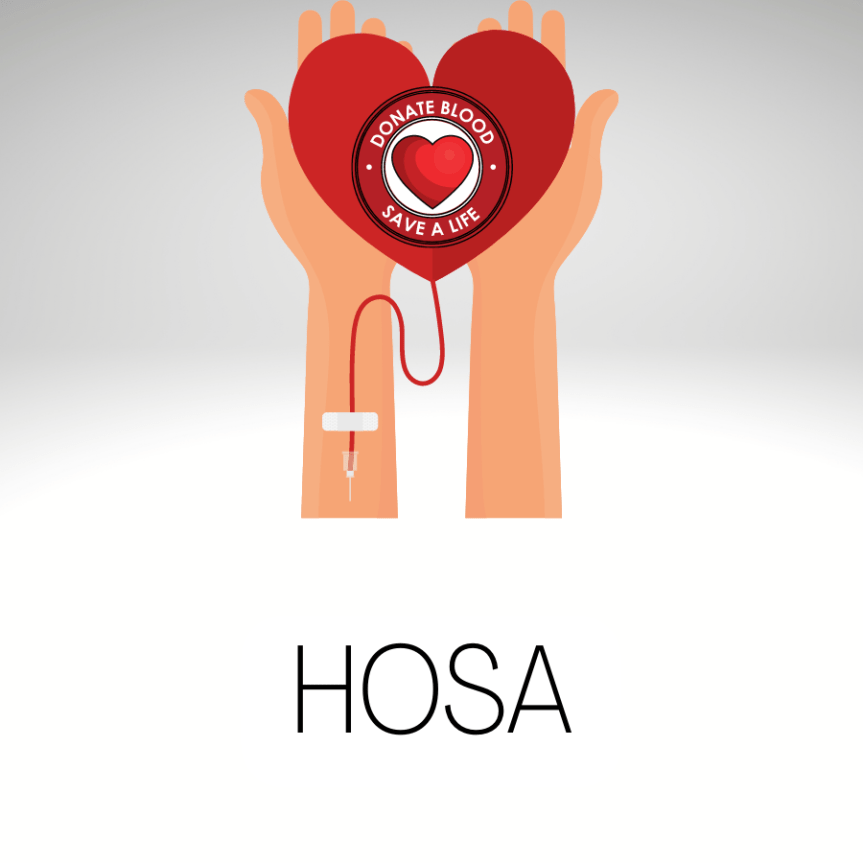 Donating blood at&nbsp;OHS