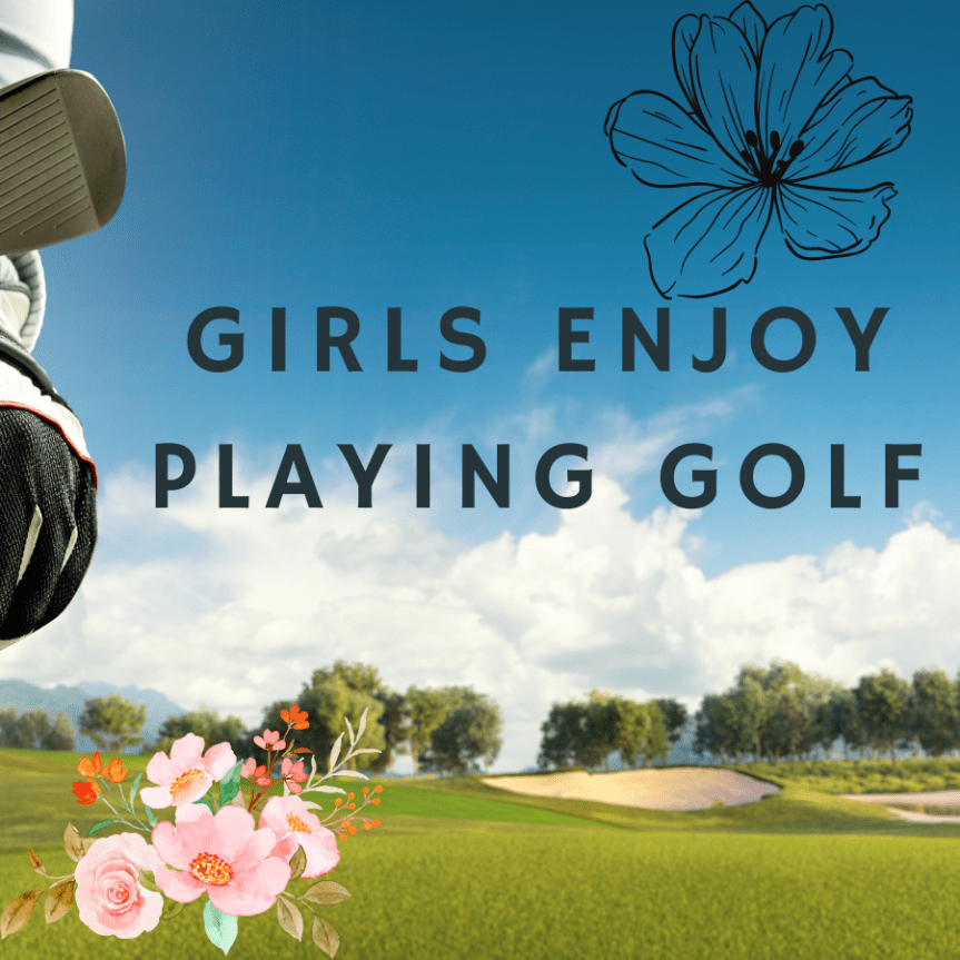 Girls enjoy playing&nbsp;golf