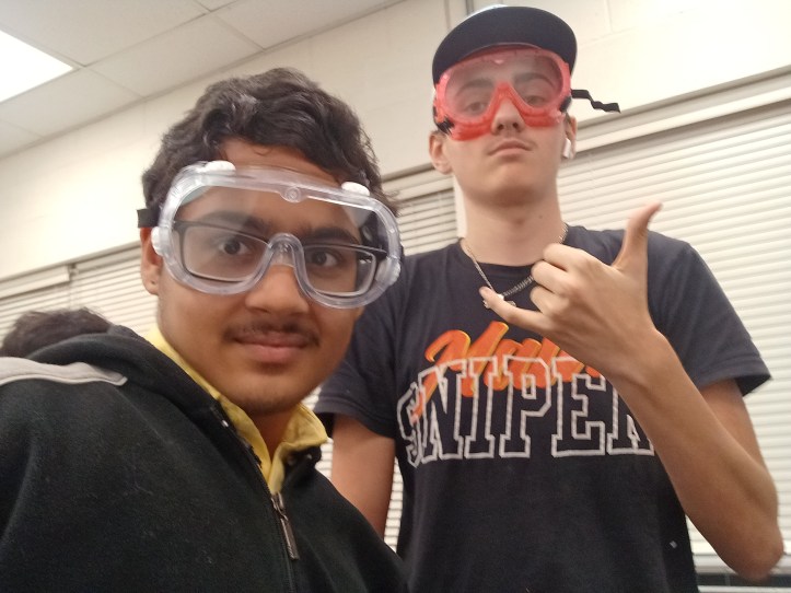 Luke as My Lab partner in Chemistry 1