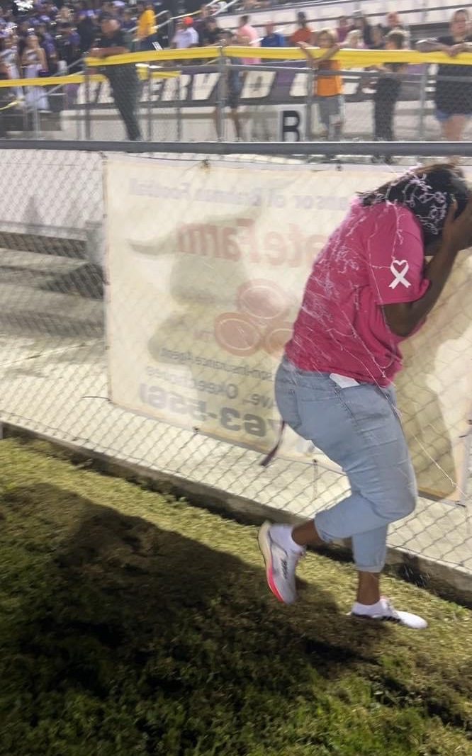 Bubba J Sprays Cheerleading&nbsp;Coach