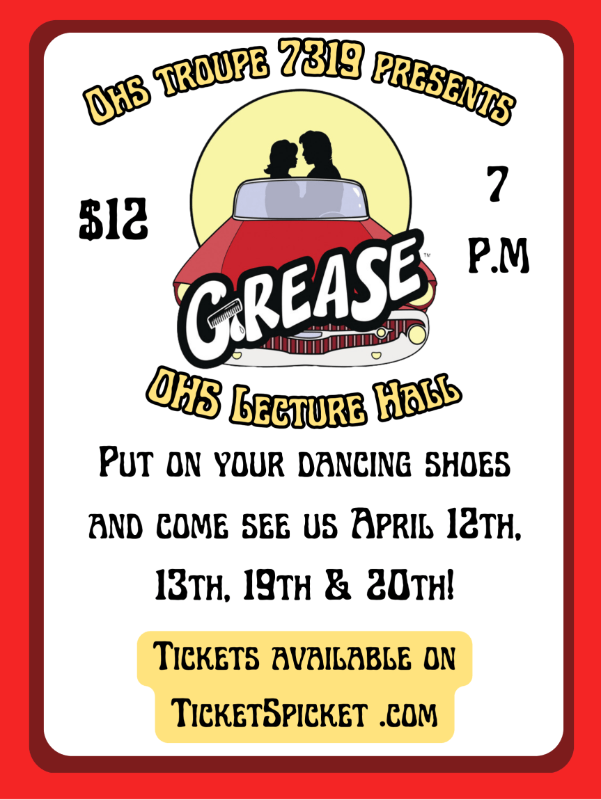 OHS Drama Club Presents&nbsp;:GREASE