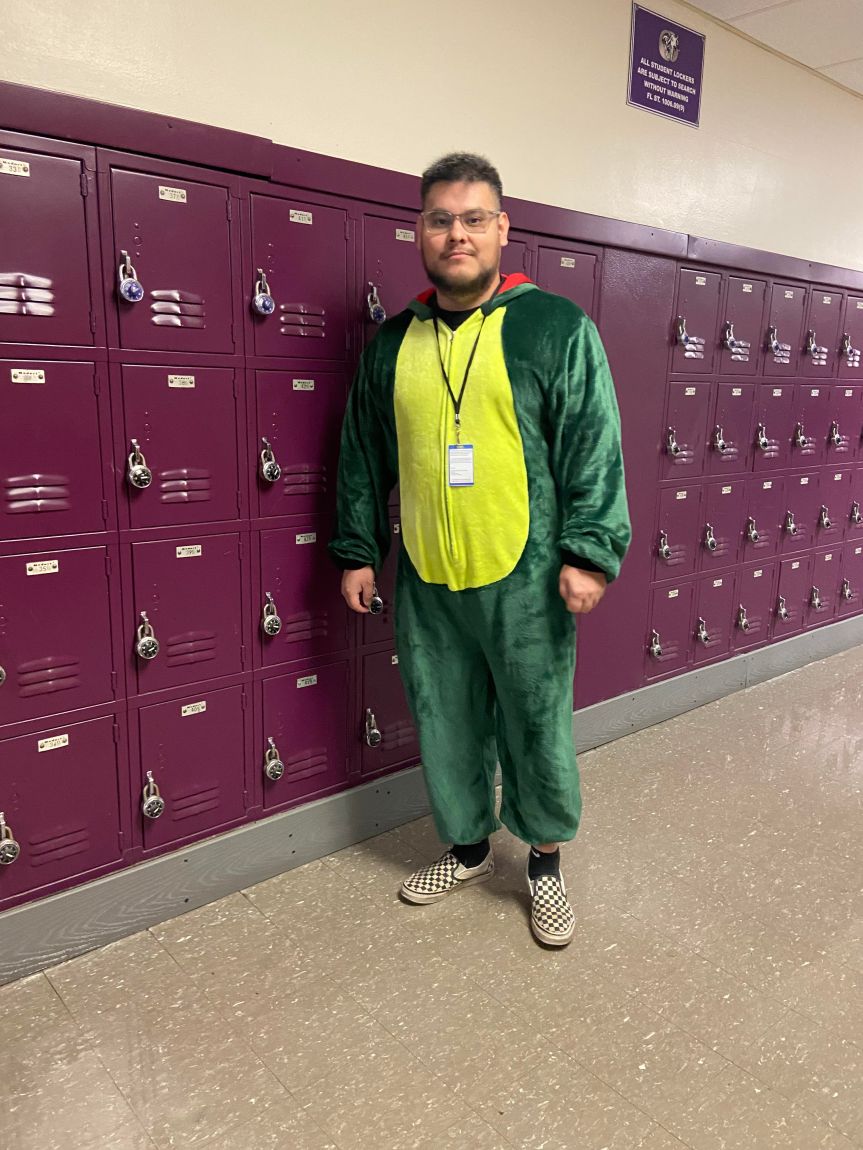 Wearing Halloween Costumes